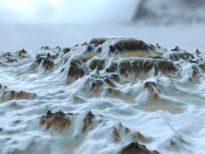snow mountain 1 3D Model