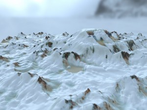 snow mountain 1 Modelo 3D
