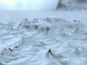 snow mountain 1 Modelo 3D