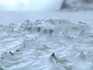 snow mountain 1 3D Model
