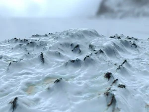 snow mountain 1 3D Model