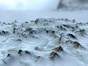 snow mountain 1 Modelo 3D