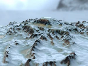 snow mountain 1 3D Model