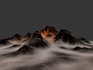 volcano 3D Model