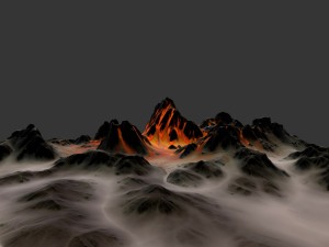 volcano 3D Model