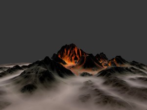 volcano 3D Model