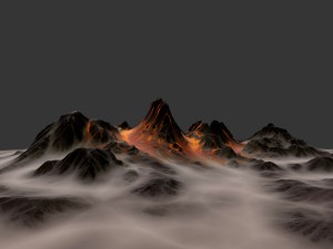 volcano 3D Model