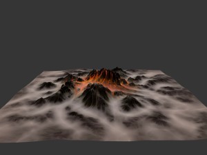 volcano 3D Model