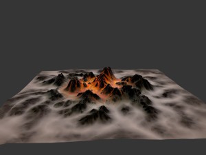 volcano 3D Model