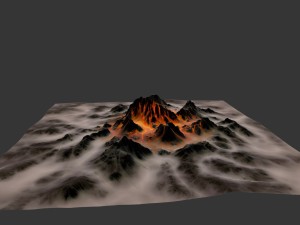 volcano 3D Model