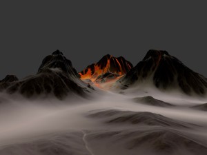 volcano 3D Model