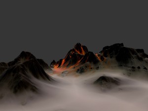 volcano 3D Model
