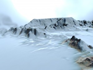 snow mountain 2 Modelo 3D