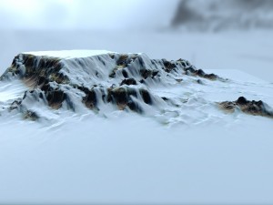 snow mountain 2 Modelo 3D