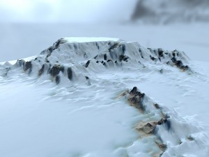 snow mountain 2 Modelo 3D