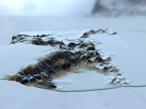 snow mountain 2 Modelo 3D
