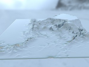 snow mountain 2 Modelo 3D