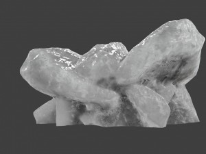 ice rocks 3D 모델