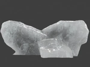 ice rocks 2 3D Model