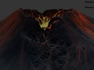 volcano Modèle 3D