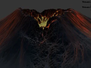 volcano 3D Model