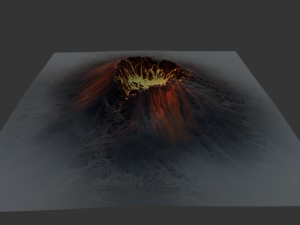 volcano 3D-Modell