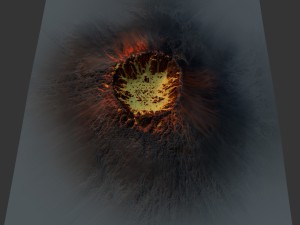 volcano 3D-Modell