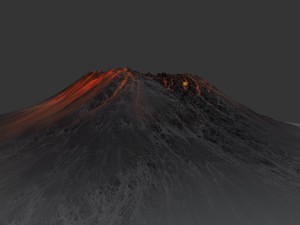 volcano 3D-Modell