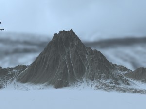snow mountain 1 3D Model