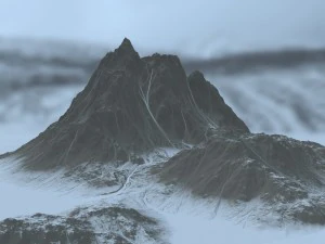 snow mountain 1 3D Model