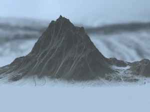 snow mountain 1 3D Model