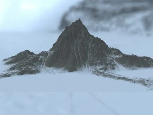 snow mountain 1 3D Model