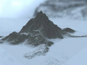 snow mountain 1 3D Model