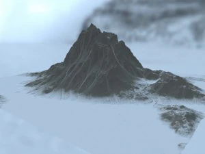 snow mountain 1 3D Model