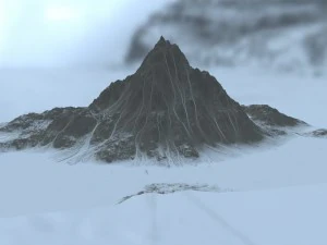 snow mountain 1 3D Model