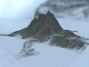snow mountain 1 3D Model
