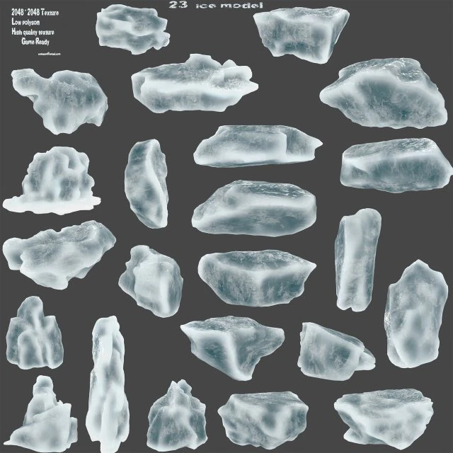 ice set 3D Model .c4d .max .obj .3ds .fbx .stl .blend