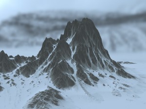 snow mountain 1 3D मॉडल