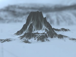 snow mountain 1 3D मॉडल