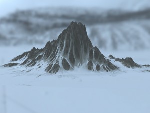 snow mountain 1 3D मॉडल