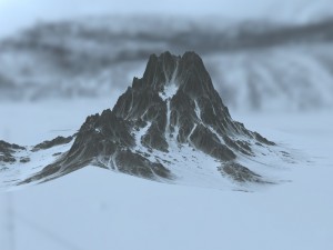 snow mountain 1 3D मॉडल