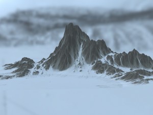 snow mountain 1 3D मॉडल