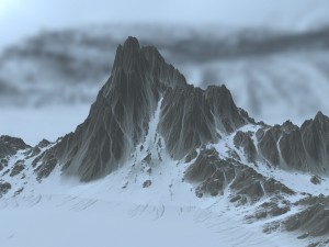 snow mountain 1 3D मॉडल