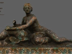 woman statue 3D Model