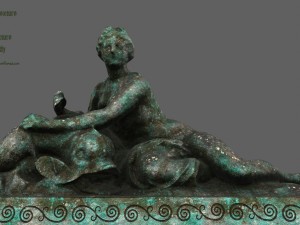 woman statue 3D मॉडल