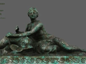 woman statue 3D Model