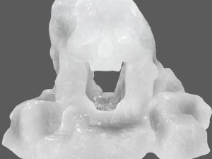 ice skull cave 3D Model