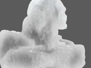 ice skull cave Modèle 3D