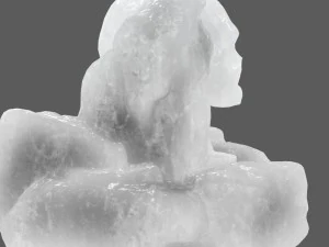ice skull cave 3D Model