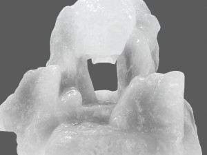 ice skull cave Modèle 3D